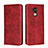 Funda de Cuero Cartera con Soporte Carcasa L06 para Huawei Mate 20 Lite Rojo