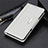 Funda de Cuero Cartera con Soporte Carcasa L06 para Nokia 4.2 Blanco