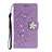 Funda de Cuero Cartera con Soporte Carcasa L06 para Samsung Galaxy A51 5G Morado