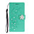 Funda de Cuero Cartera con Soporte Carcasa L06 para Samsung Galaxy A51 5G Verde