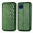 Funda de Cuero Cartera con Soporte Carcasa L06 para Samsung Galaxy F12 Verde