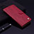 Funda de Cuero Cartera con Soporte Carcasa L06 para Samsung Galaxy M31 Rojo