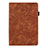 Funda de Cuero Cartera con Soporte Carcasa L06 para Samsung Galaxy Tab S6 Lite 10.4 SM-P610 Marron