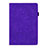 Funda de Cuero Cartera con Soporte Carcasa L06 para Samsung Galaxy Tab S6 Lite 10.4 SM-P610 Morado