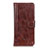 Funda de Cuero Cartera con Soporte Carcasa L06 para Xiaomi Mi 10T 5G Marron