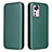 Funda de Cuero Cartera con Soporte Carcasa L06 para Xiaomi Mi 12 5G Verde