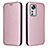 Funda de Cuero Cartera con Soporte Carcasa L06 para Xiaomi Mi 12 Lite 5G Oro Rosa