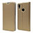 Funda de Cuero Cartera con Soporte Carcasa L06 para Xiaomi Redmi Note 7 Pro Oro