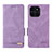 Funda de Cuero Cartera con Soporte Carcasa L06Z para Huawei Honor X8b Morado