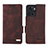 Funda de Cuero Cartera con Soporte Carcasa L06Z para OnePlus 10R 5G Marron