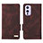 Funda de Cuero Cartera con Soporte Carcasa L06Z para OnePlus 9 5G Marron