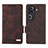 Funda de Cuero Cartera con Soporte Carcasa L06Z para Oppo Reno11 Pro 5G Marron