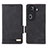 Funda de Cuero Cartera con Soporte Carcasa L06Z para Oppo Reno11 Pro 5G Negro