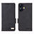 Funda de Cuero Cartera con Soporte Carcasa L06Z para Realme C55 Negro