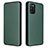 Funda de Cuero Cartera con Soporte Carcasa L06Z para Samsung Galaxy A02s Verde