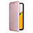 Funda de Cuero Cartera con Soporte Carcasa L06Z para Samsung Galaxy A03 Core Oro Rosa