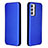 Funda de Cuero Cartera con Soporte Carcasa L06Z para Samsung Galaxy A15 4G Azul