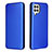 Funda de Cuero Cartera con Soporte Carcasa L06Z para Samsung Galaxy A22 4G Azul