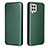 Funda de Cuero Cartera con Soporte Carcasa L06Z para Samsung Galaxy A22 4G Verde