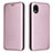 Funda de Cuero Cartera con Soporte Carcasa L06Z para Samsung Galaxy A22 5G SC-56B Oro Rosa