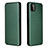 Funda de Cuero Cartera con Soporte Carcasa L06Z para Samsung Galaxy A22s 5G Verde