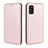 Funda de Cuero Cartera con Soporte Carcasa L06Z para Samsung Galaxy A31 Oro Rosa