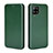 Funda de Cuero Cartera con Soporte Carcasa L06Z para Samsung Galaxy A42 5G Verde