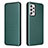 Funda de Cuero Cartera con Soporte Carcasa L06Z para Samsung Galaxy A73 5G Verde