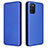 Funda de Cuero Cartera con Soporte Carcasa L06Z para Samsung Galaxy F02S SM-E025F Azul