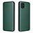 Funda de Cuero Cartera con Soporte Carcasa L06Z para Samsung Galaxy M32 4G Verde