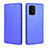 Funda de Cuero Cartera con Soporte Carcasa L06Z para Samsung Galaxy M80S Azul