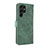 Funda de Cuero Cartera con Soporte Carcasa L06Z para Samsung Galaxy S21 Ultra 5G Verde