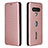 Funda de Cuero Cartera con Soporte Carcasa L06Z para Xiaomi Black Shark 4 5G Oro Rosa