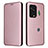 Funda de Cuero Cartera con Soporte Carcasa L06Z para Xiaomi Black Shark 5 Pro 5G Oro Rosa