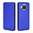 Funda de Cuero Cartera con Soporte Carcasa L06Z para Xiaomi Mi 10i 5G Azul