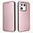 Funda de Cuero Cartera con Soporte Carcasa L06Z para Xiaomi Mi 13 Pro 5G Oro Rosa