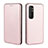 Funda de Cuero Cartera con Soporte Carcasa L06Z para Xiaomi Mi Note 10 Lite Oro Rosa