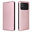 Funda de Cuero Cartera con Soporte Carcasa L06Z para Xiaomi Poco C40 Oro Rosa