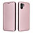 Funda de Cuero Cartera con Soporte Carcasa L06Z para Xiaomi Poco C51 Oro Rosa