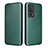 Funda de Cuero Cartera con Soporte Carcasa L06Z para Xiaomi Poco F5 Pro 5G Verde