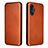 Funda de Cuero Cartera con Soporte Carcasa L06Z para Xiaomi Redmi K40 Gaming 5G Marron