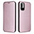 Funda de Cuero Cartera con Soporte Carcasa L06Z para Xiaomi Redmi Note 10 JE 5G Oro Rosa