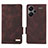 Funda de Cuero Cartera con Soporte Carcasa L06Z para Xiaomi Redmi Note 13 Pro+ Plus 5G Marron