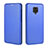 Funda de Cuero Cartera con Soporte Carcasa L06Z para Xiaomi Redmi Note 9 Pro Azul