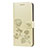 Funda de Cuero Cartera con Soporte Carcasa L07 para Huawei Honor V10 Lite Oro