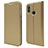 Funda de Cuero Cartera con Soporte Carcasa L07 para Huawei P Smart (2019) Oro