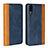 Funda de Cuero Cartera con Soporte Carcasa L07 para Huawei P20 Azul