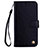 Funda de Cuero Cartera con Soporte Carcasa L07 para Huawei P20 Lite Negro