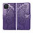 Funda de Cuero Cartera con Soporte Carcasa L07 para Oppo A93 Morado