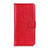 Funda de Cuero Cartera con Soporte Carcasa L07 para Realme V15 5G Rojo